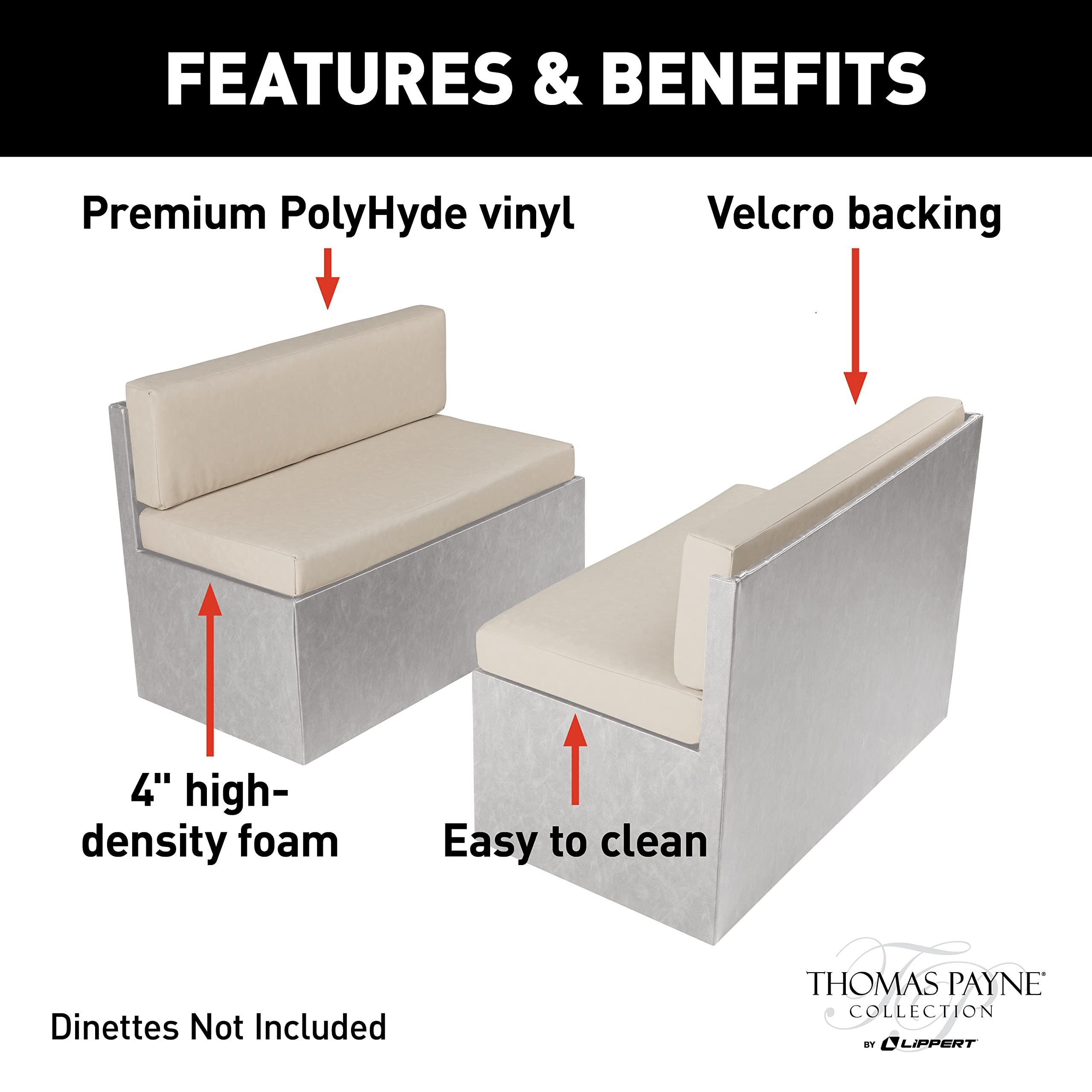 Altoona Thomas Payne RV Dinette Cushions - 42"
