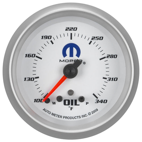 MOPAR Electric Oil Temperature Gauge Auto Meter 880251