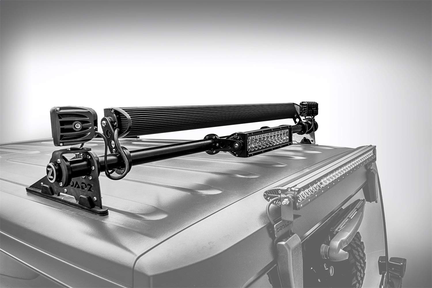 ZROADZ Modular Rack Z350050 LED Light Bar Bracket Adjustable Mounts Up to [4] Various Size LED Light Bars