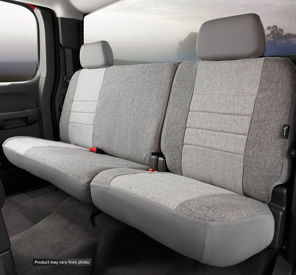 Custom Fit Fia OE32-91 GRAY Rear Seat Cover Split Seat 40/60 - Tweed, (Gray)