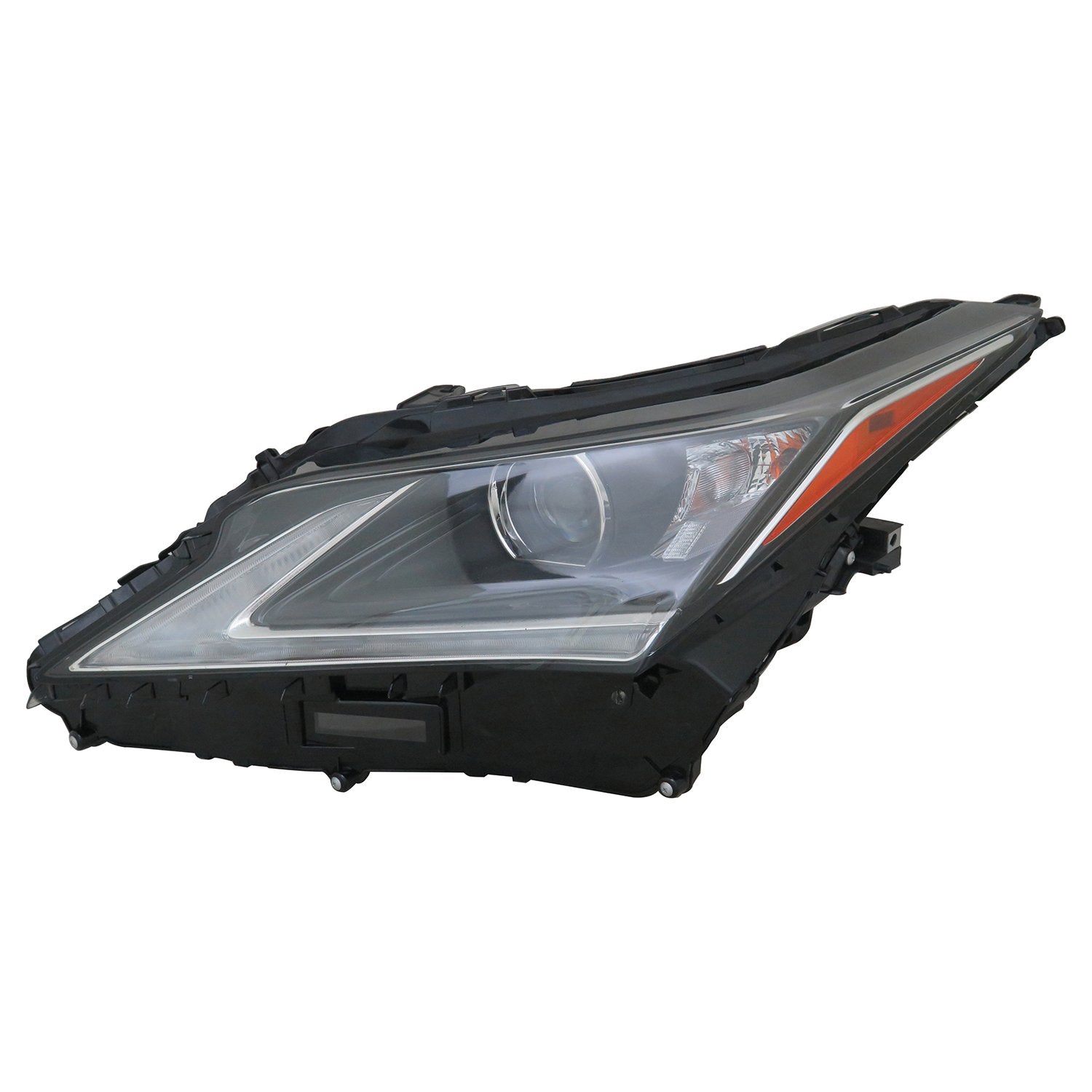 Left TYC Headlight Assembly Compatible with 2016-2019 Lexus RX350