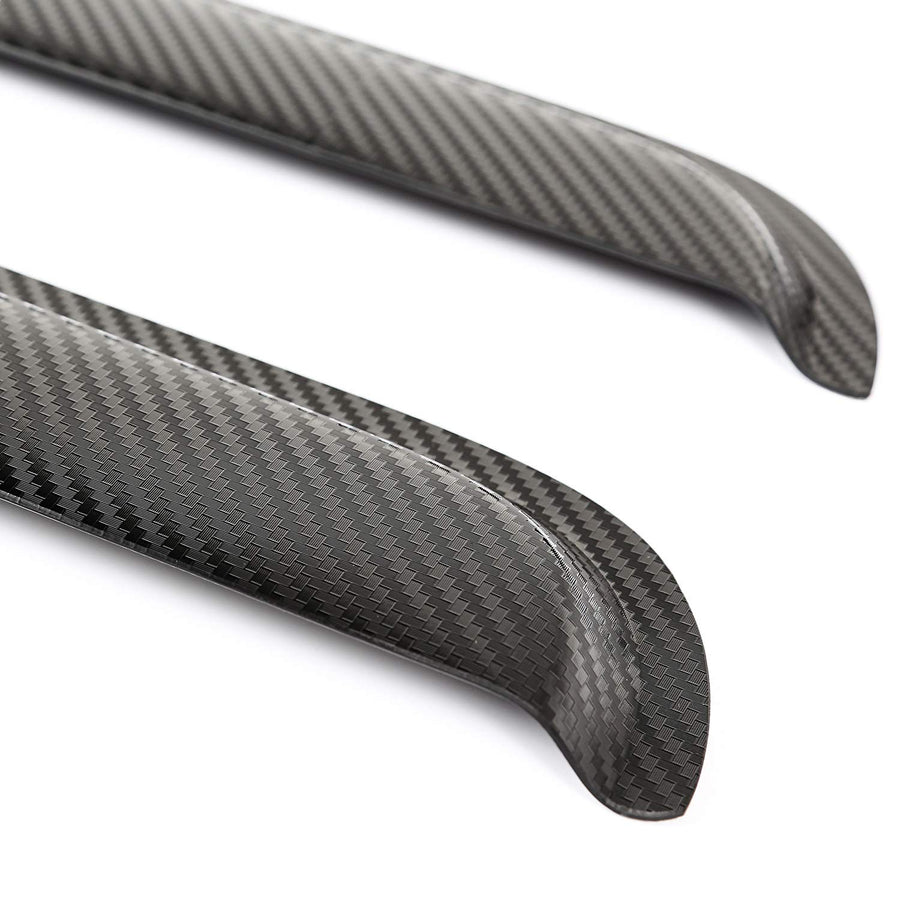 Window Visor Kit, Carbon Fiber Finish | Rugged Ridge | 11349.10 | Fits 2007-2018 Jeep Wrangler JK 4-Door