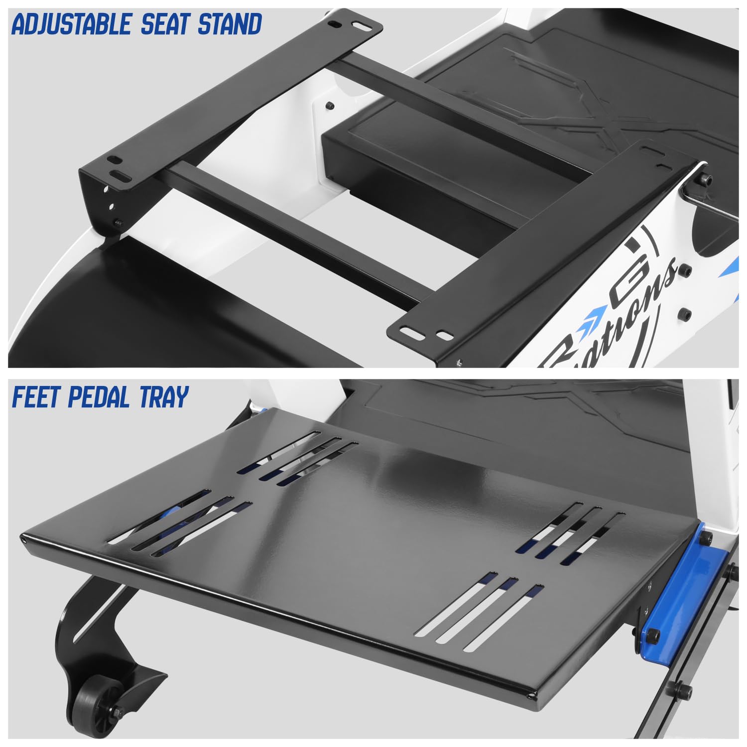 NRG Innovations Universal NRG-FRP-APEX Racing Simulator Stand for Thrustmaster Logitech and Fanatec