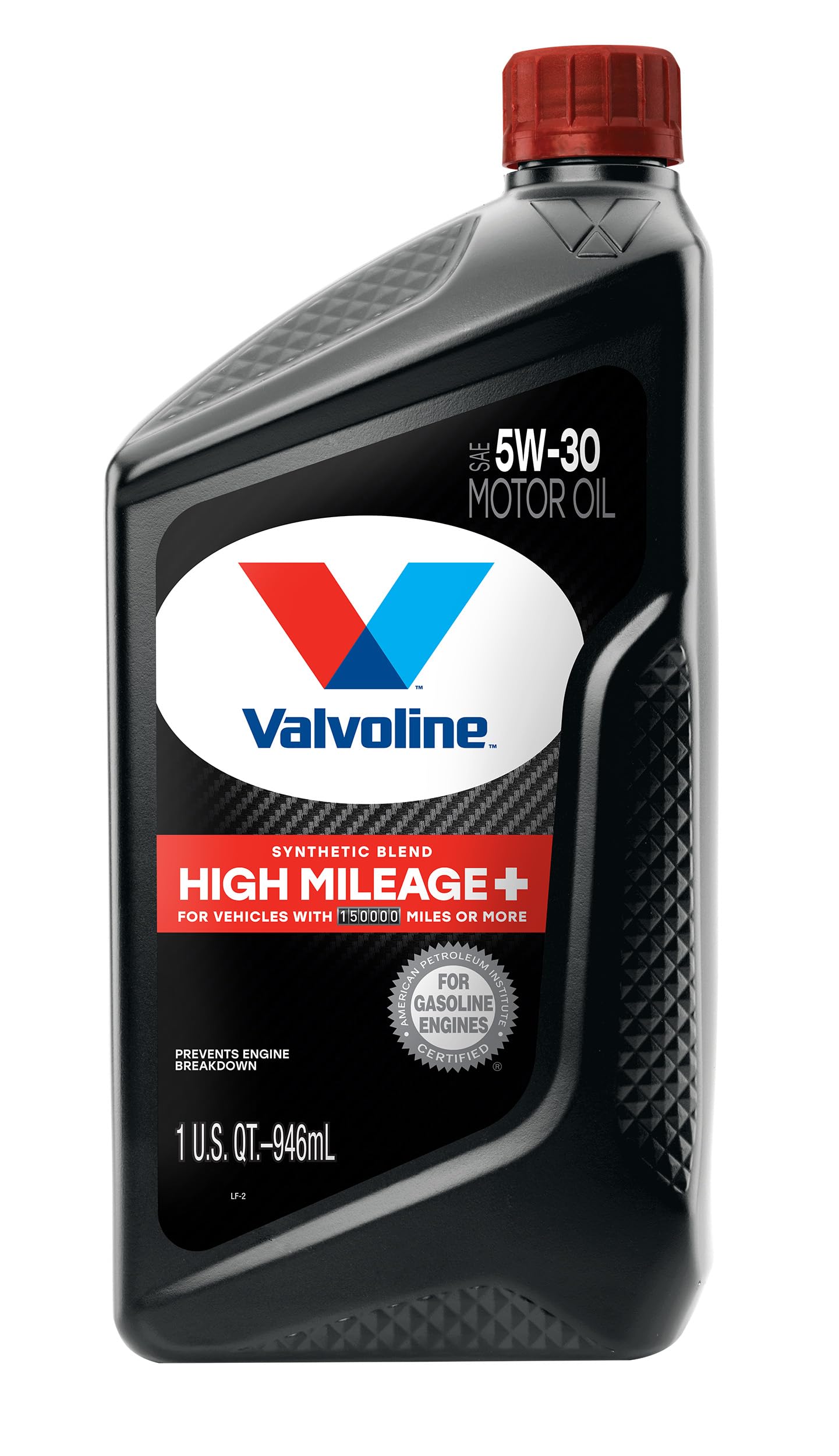 High Mileage Valvoline 150K with Maxlife Plus Technology 5W-30 Motor Oil 1 Quart