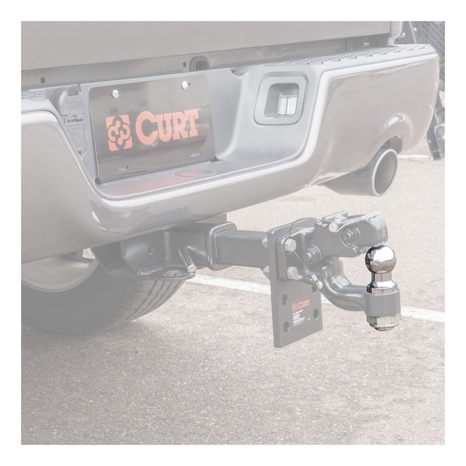 CURT Replacement 1-7/8-Inch Pintle Hitch Ball 48810, 6,000 lbs, 1-1/4-Inch Shank Diameter