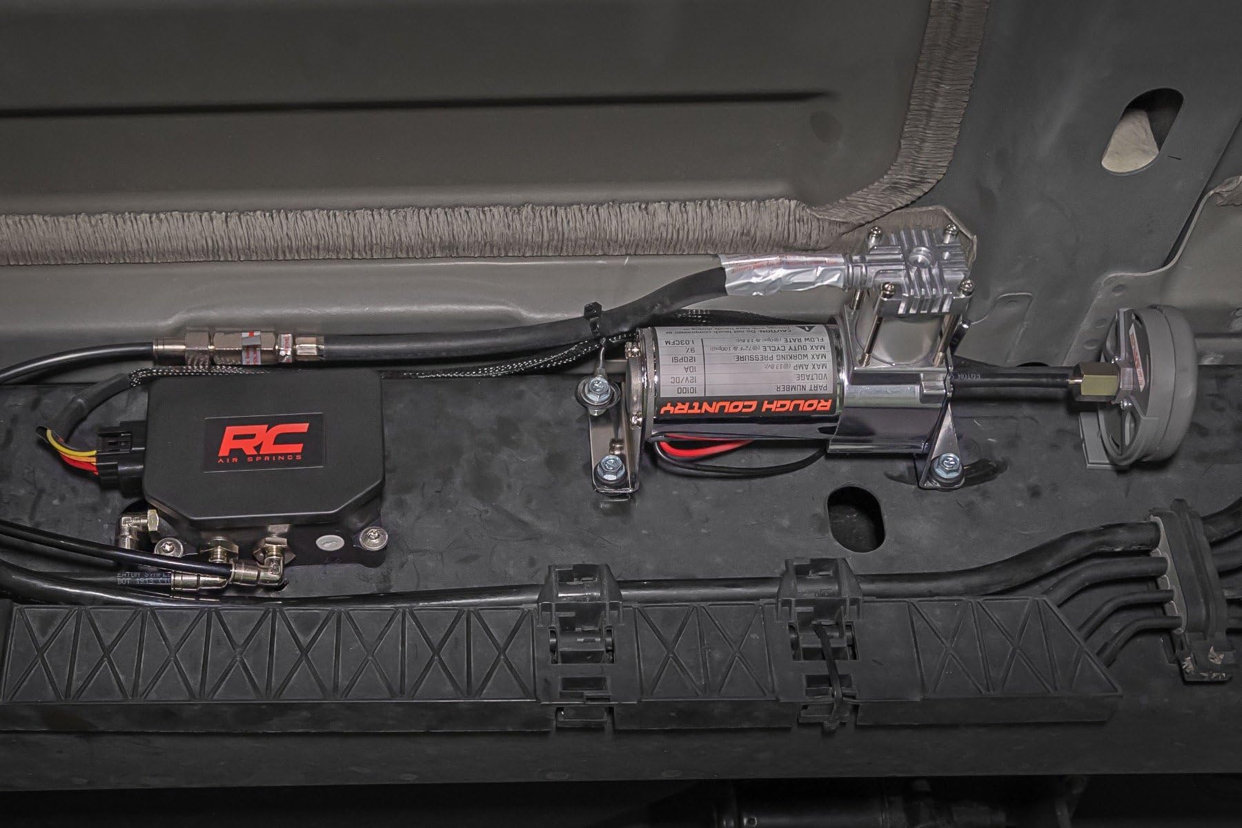 Wireless Air Bag Controller Kit Rough Country w/Compressor | Bluetooth - 10106