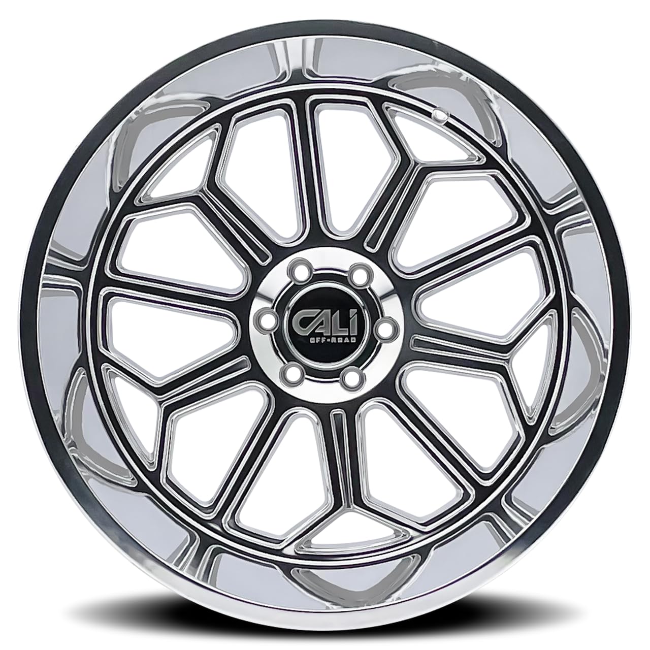 Auburn CALI OFF-ROAD 9117 Polished 20X10 6-139.7 -25MM 106MM