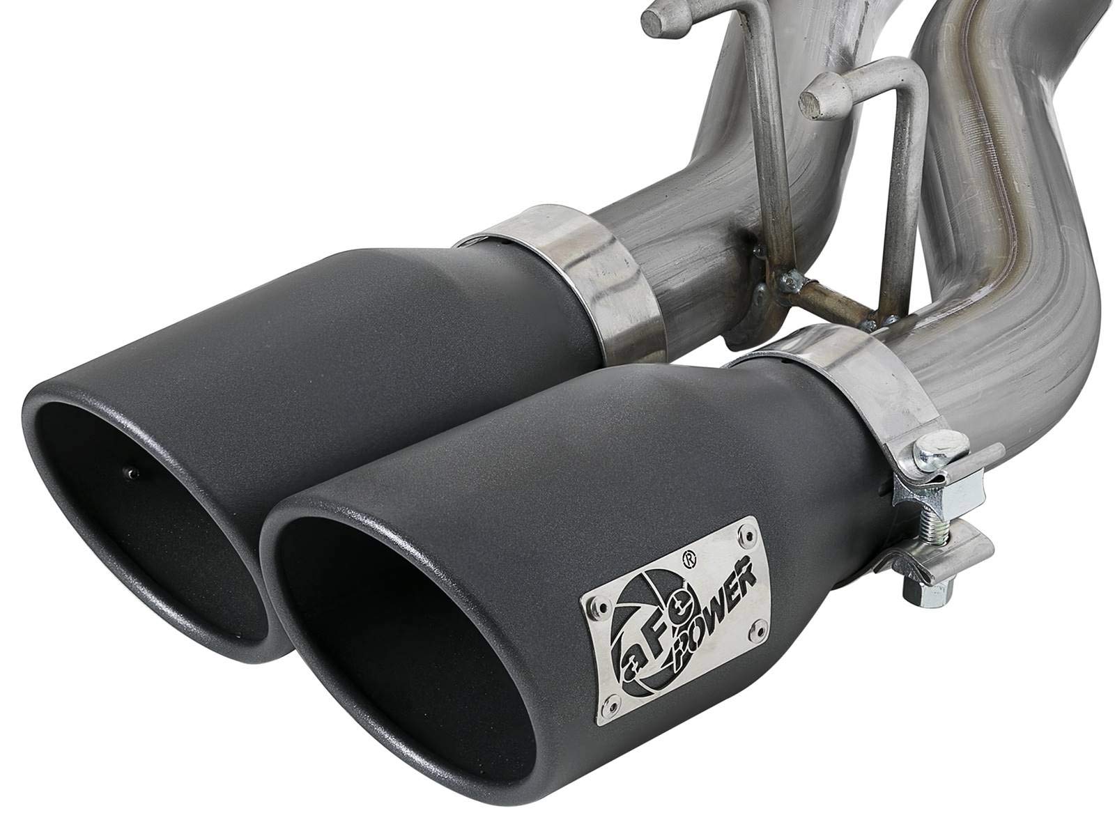 Rebel Series aFe Power 49-48054-B Stainless Steel Cat-Back Exhaust System (Black Tips)