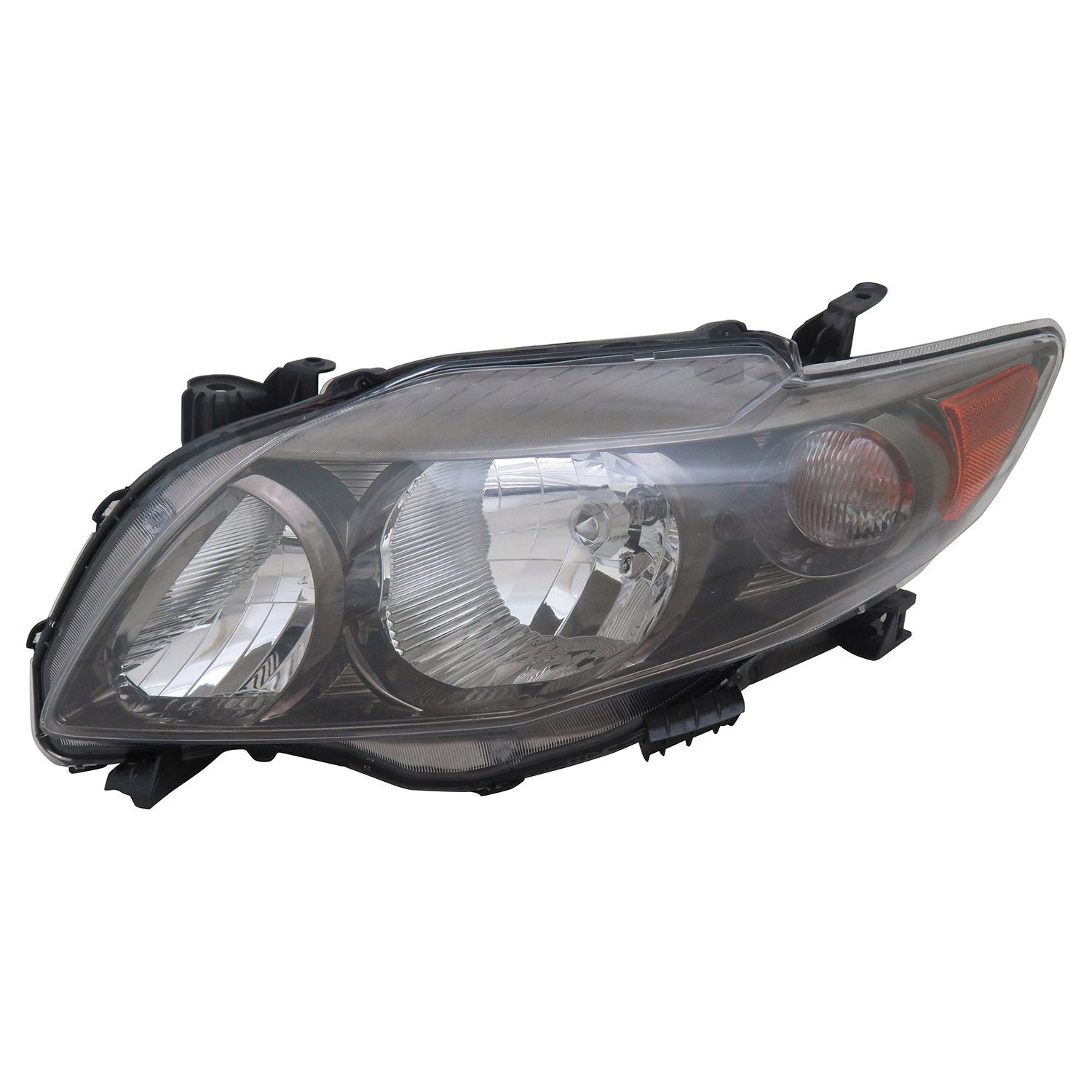 Left TYC Headlight Assembly Compatible with 2009-2010 Toyota Corolla