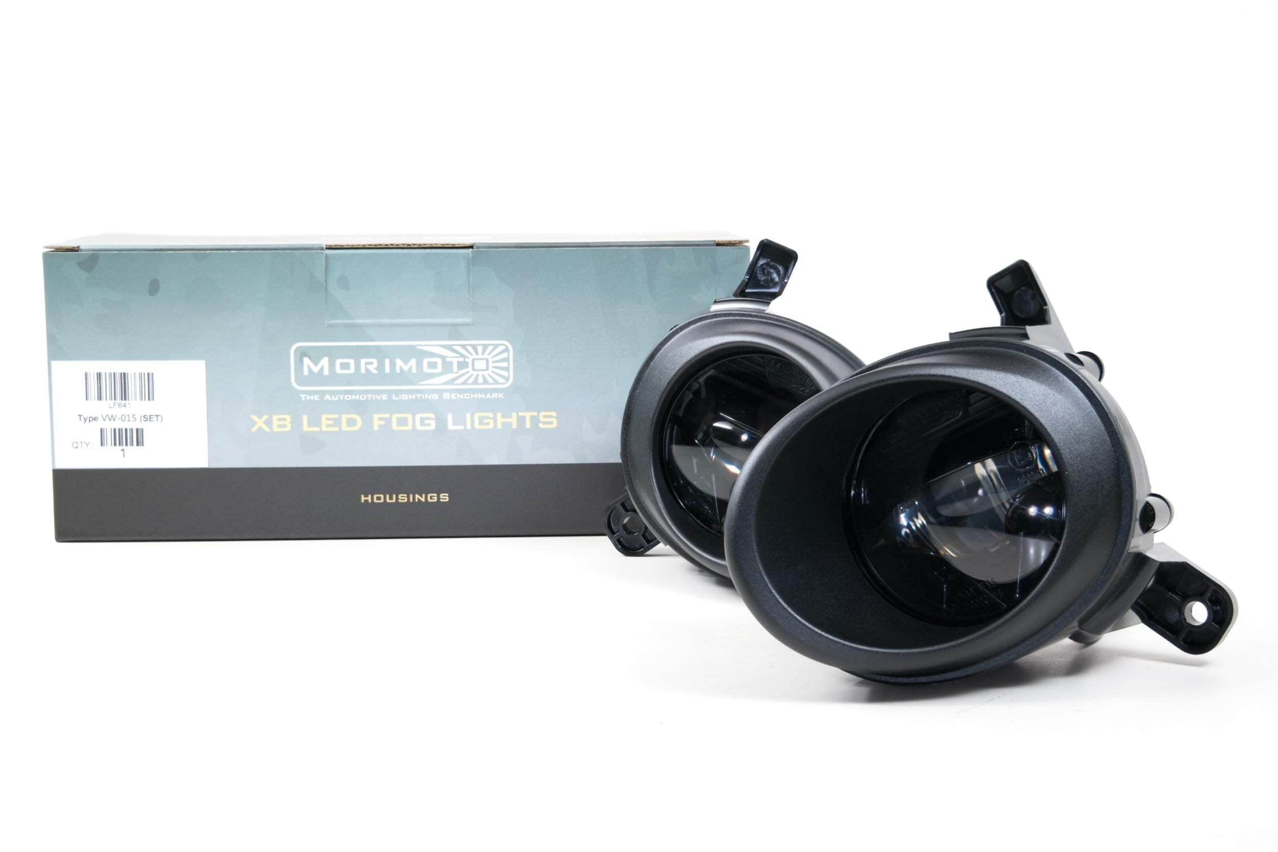 Morimoto Foglight Housing LED, DOT Approved Projector Foglight Assembly, fits Audi & VW, UV Resistant, 10 Year Warranty, Plug and Play Replacement for OEM Part Number: 8T0941699, 8T094100 (1x LF641)