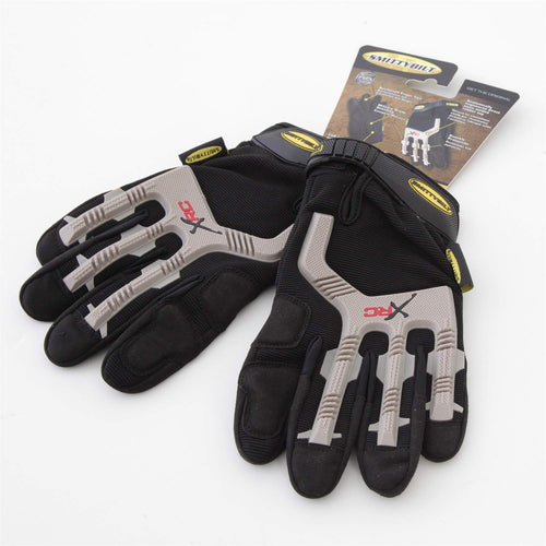 1505 Smittybilt Off-Road Trail Gloves, Extra Large-Black/Gray