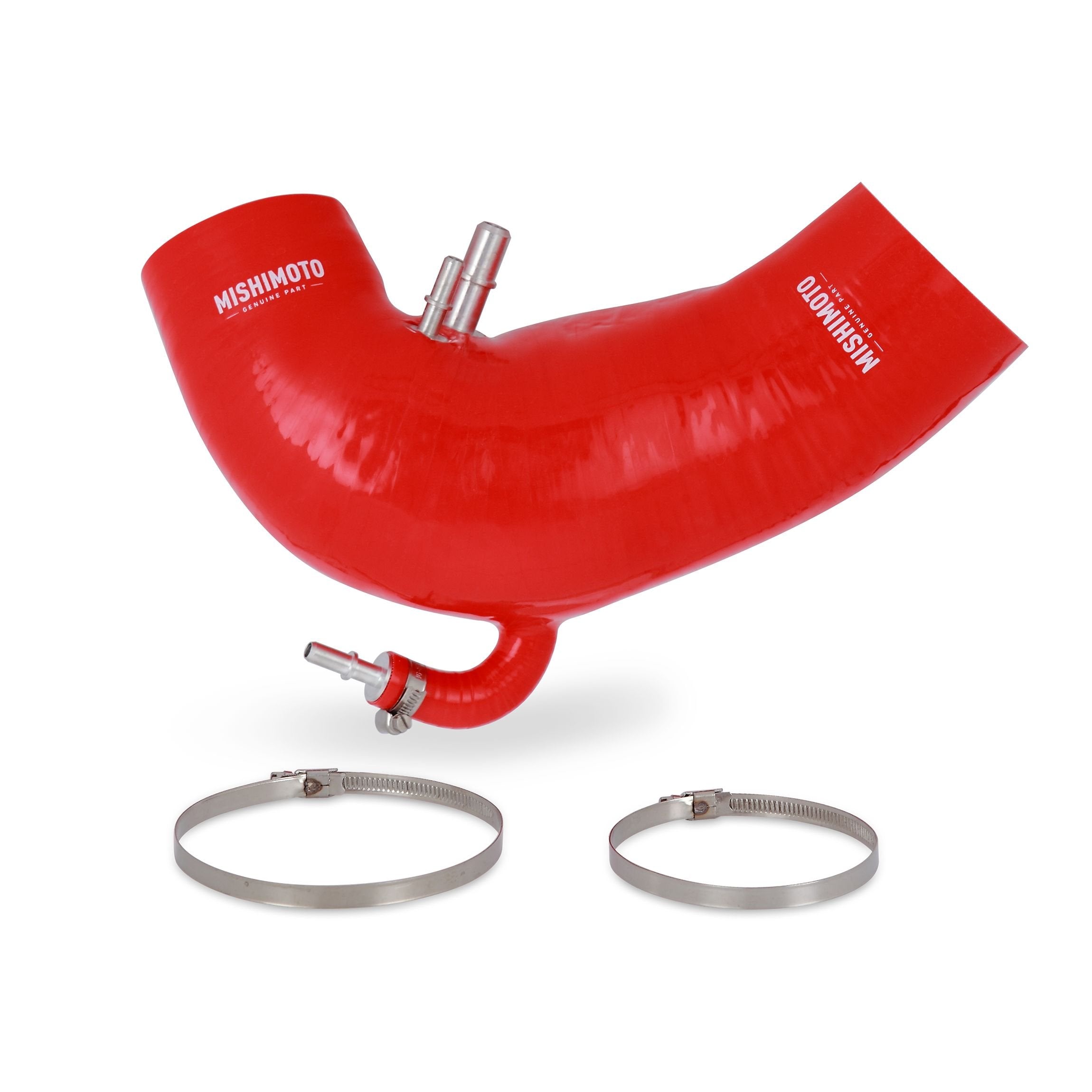 Mishimoto Silicone Induction Hose MMHOSE-MUS8-15IHRD Fits Ford Mustang GT 2015-2018 Red