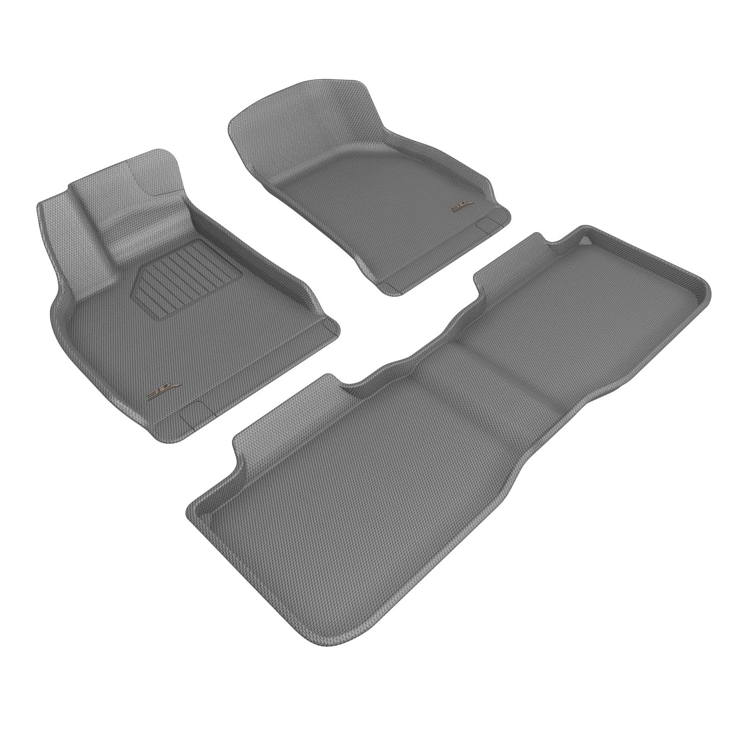 Kagu Floor Mat 3D MAXpider Custom Fit (Gray) Compatible with Lucid Air Touring 2022-2025 - Full Set