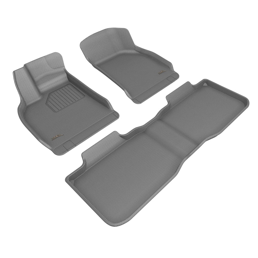 Kagu Floor Mat 3D MAXpider Custom Fit (Gray) Compatible with Lucid Air Touring 2022-2025 - Full Set
