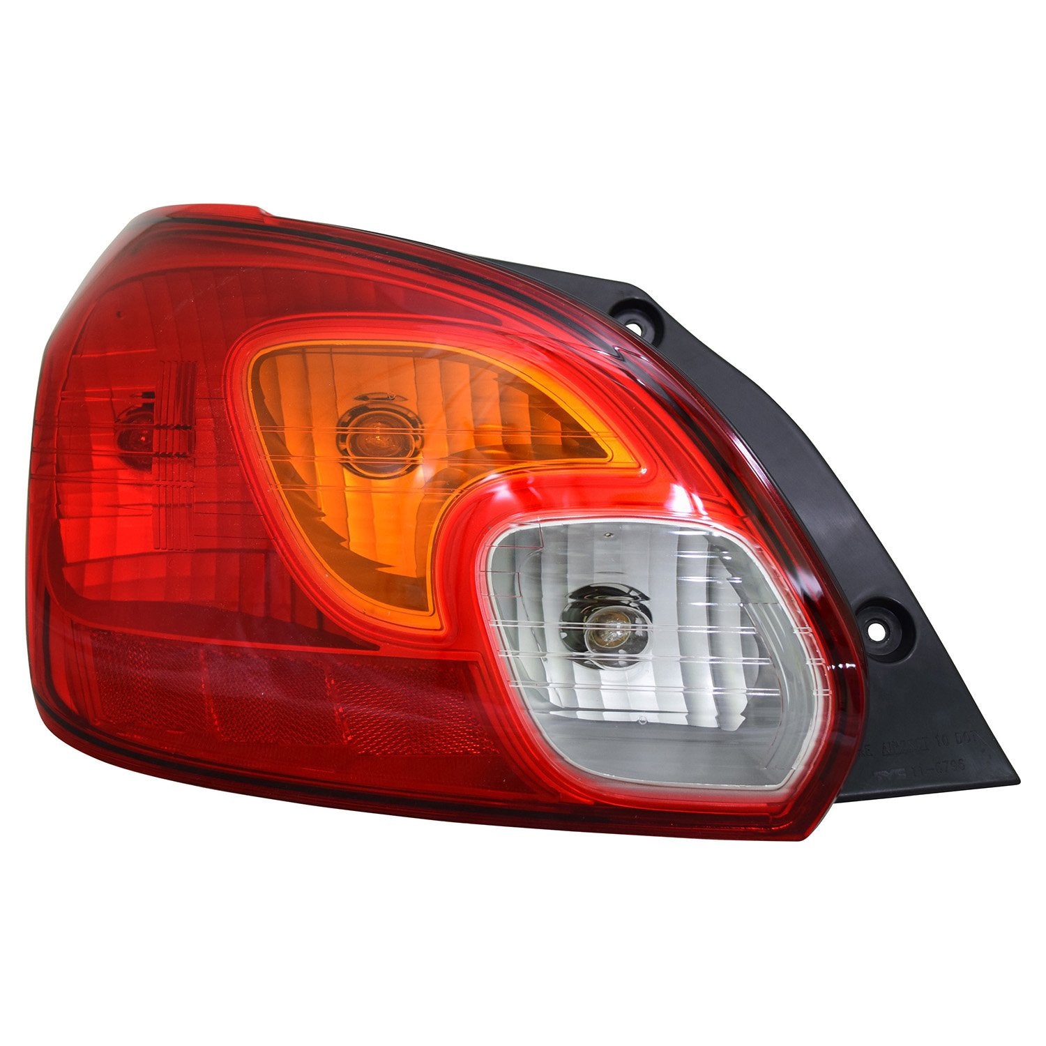 Left TYC Tail Light Assembly Compatible with 2014-2015 Mitsubishi Mirage