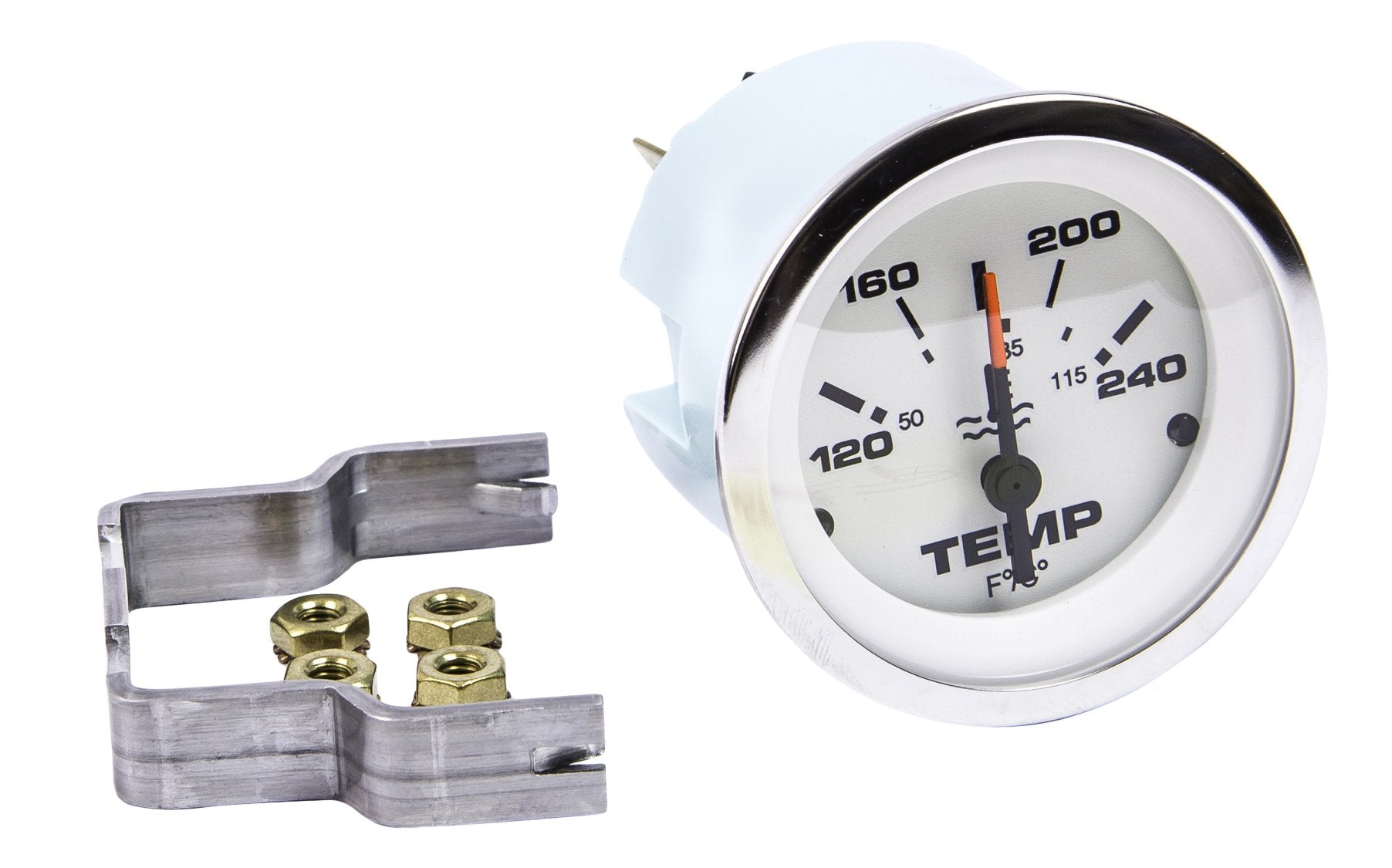 Lido Sierra 59654P Fog Resistant Water Temperature Gauge Medium