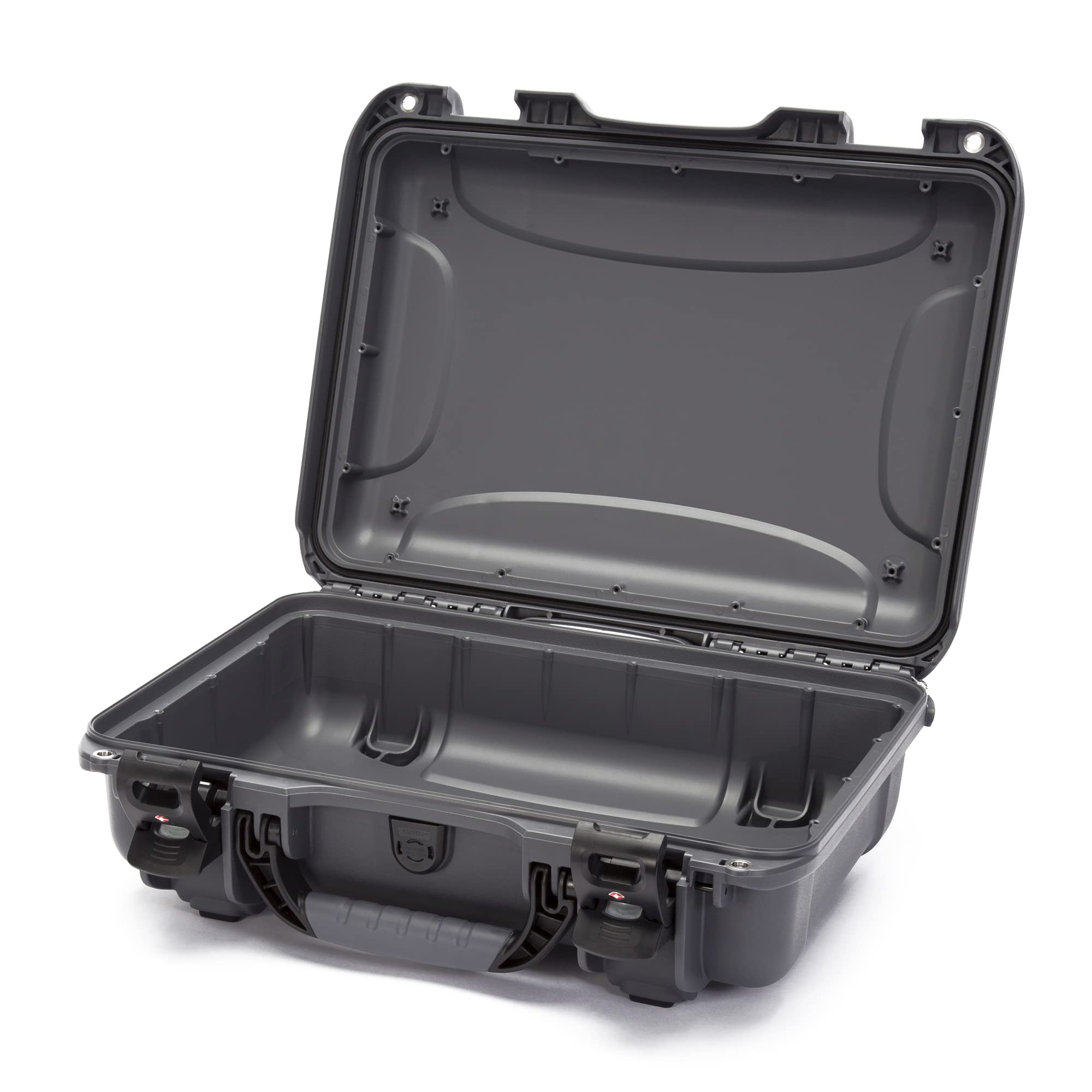 Waterproof Nanuk 923 Hard Case Empty with TSA Approved Travel Lock Latches - Graphite