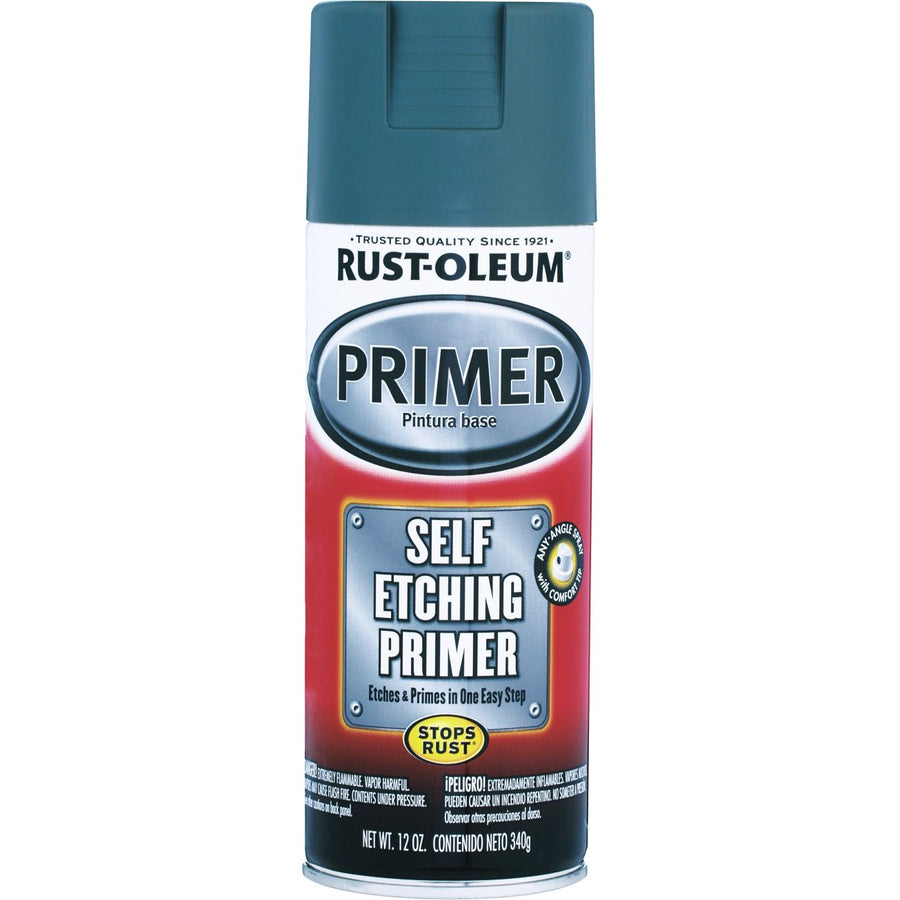 Self Etching Primer Spray Paint Dark Green 12 Oz [Set of 6]