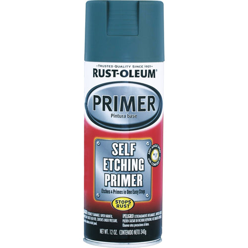 Self Etching Primer Spray Paint Dark Green 12 Oz [Set of 6]