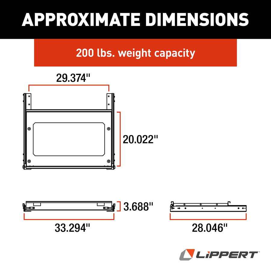 Replacement Kwikee Refrigerator or Freezer Tray for RVs