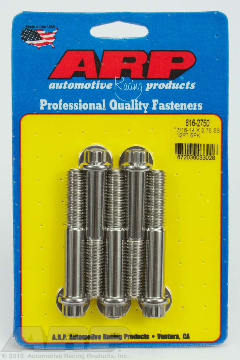 Bolt, ARP Stainless Steel (616-2750)