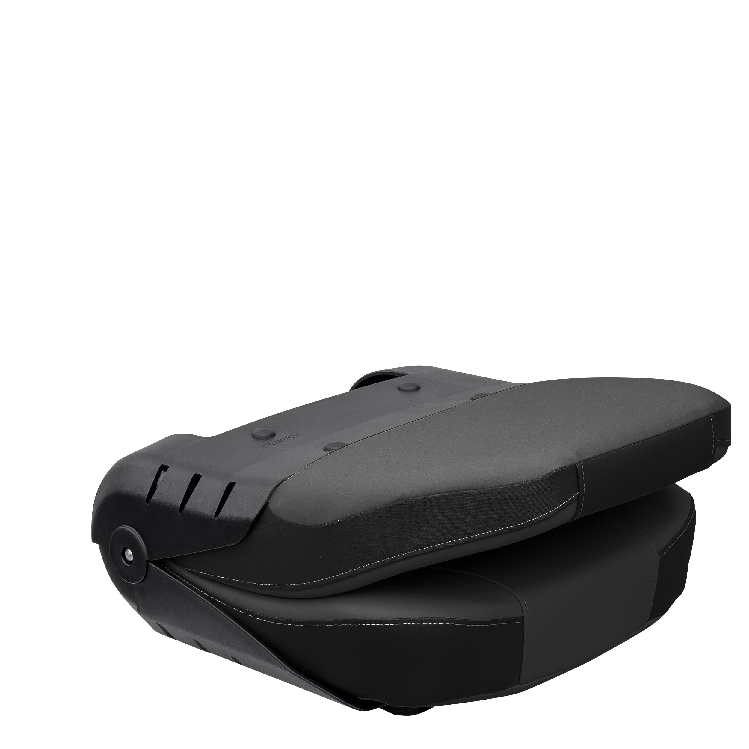Quantum Series Wise Fold Down Fishing Boat Seat, Jazz Black/Marble Grey/Charcoal 3340-1788