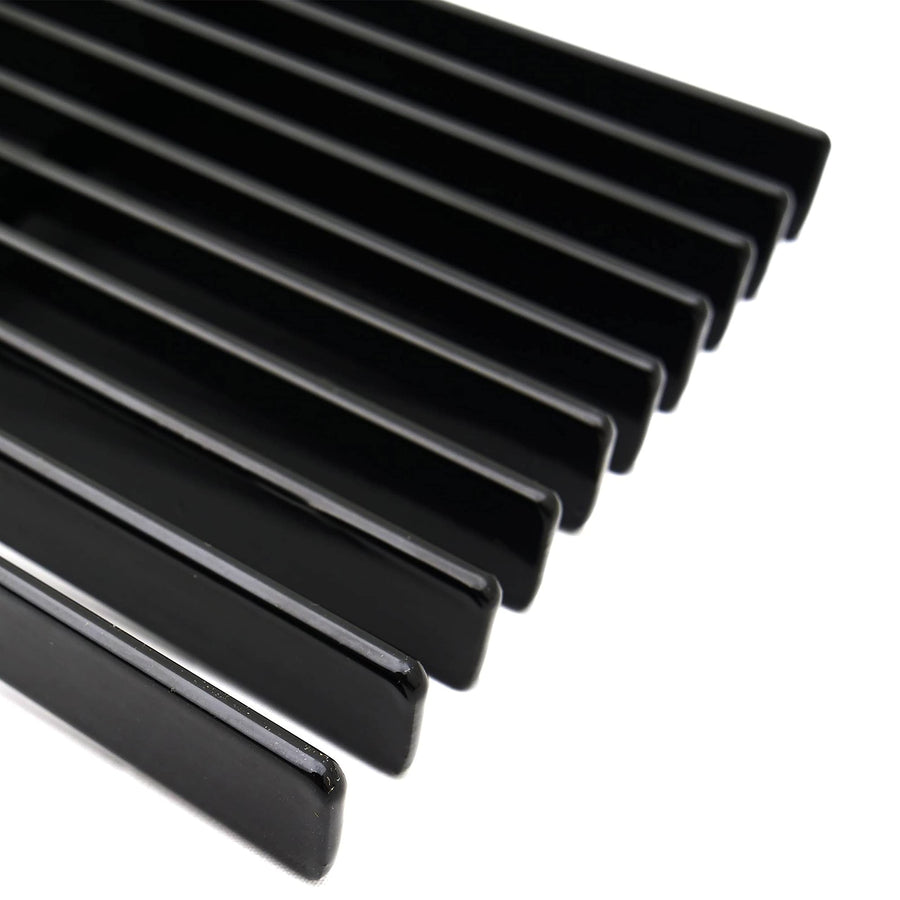 Horizontal T-Rex 25569B Aluminum Black Finish Billet Bumper Grille Bolt-on for Ford F150