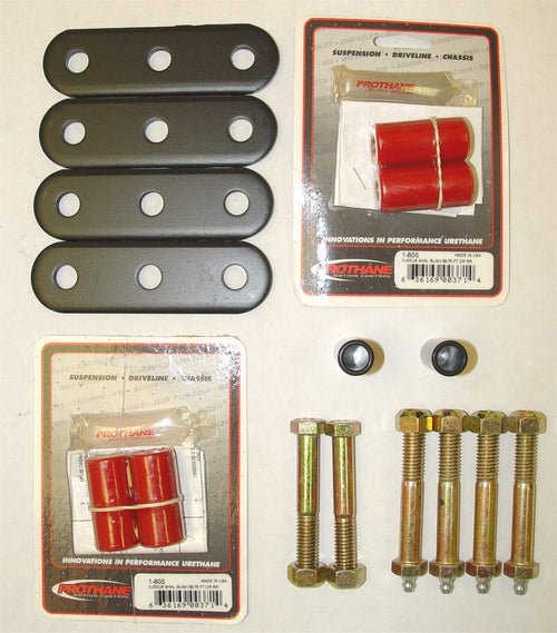 Rugged Ridge | Leaf Spring Suspension Shackle Kit, HD, Greaseable | 18265.04 | Fits 1955-1975 Jeep CJ