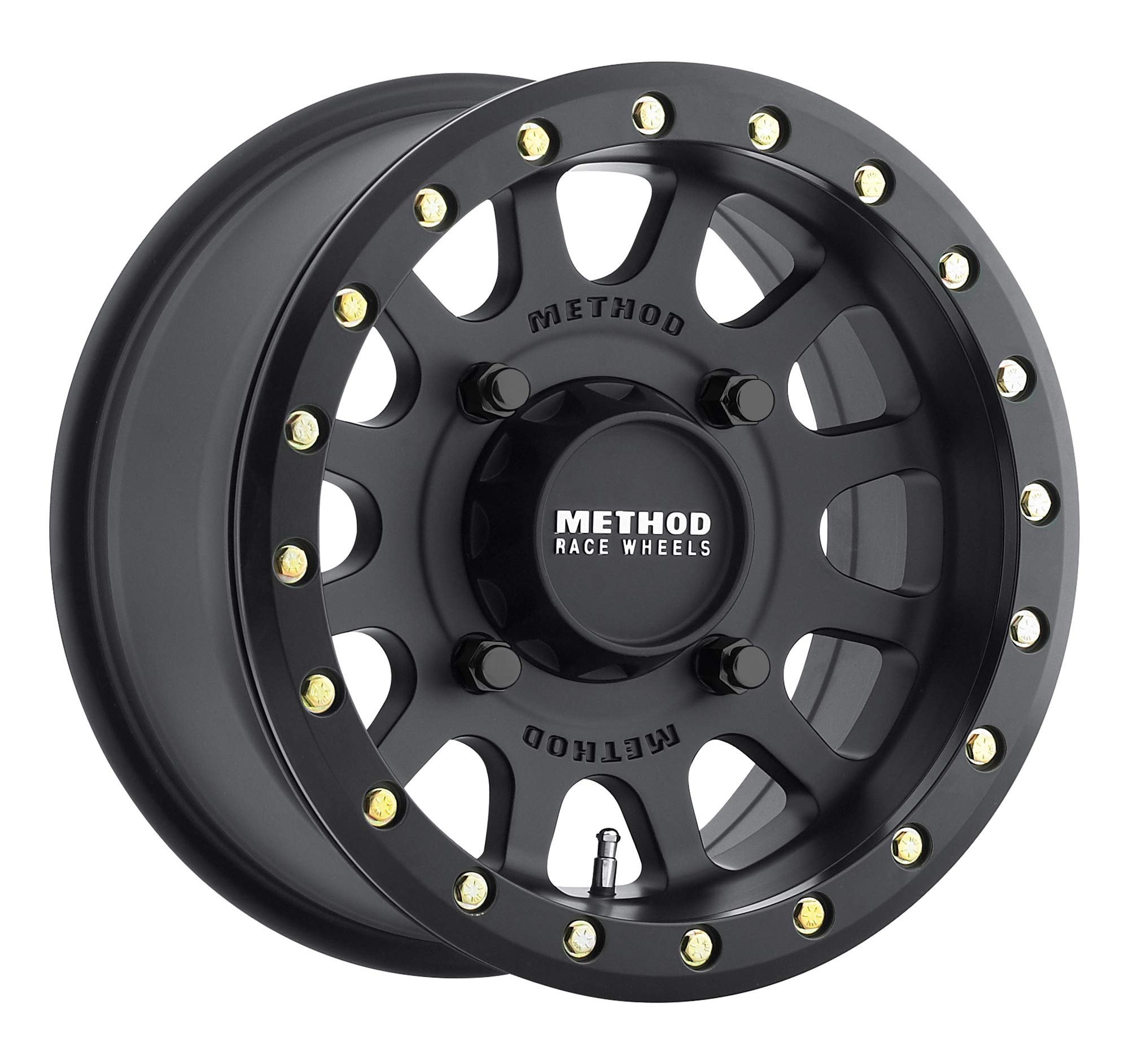 Method Race Wheels 401 Matte Black UTV Beadlock 14x7" 4x156", 13mm offset 4.3" Backspace, MR40147046543B