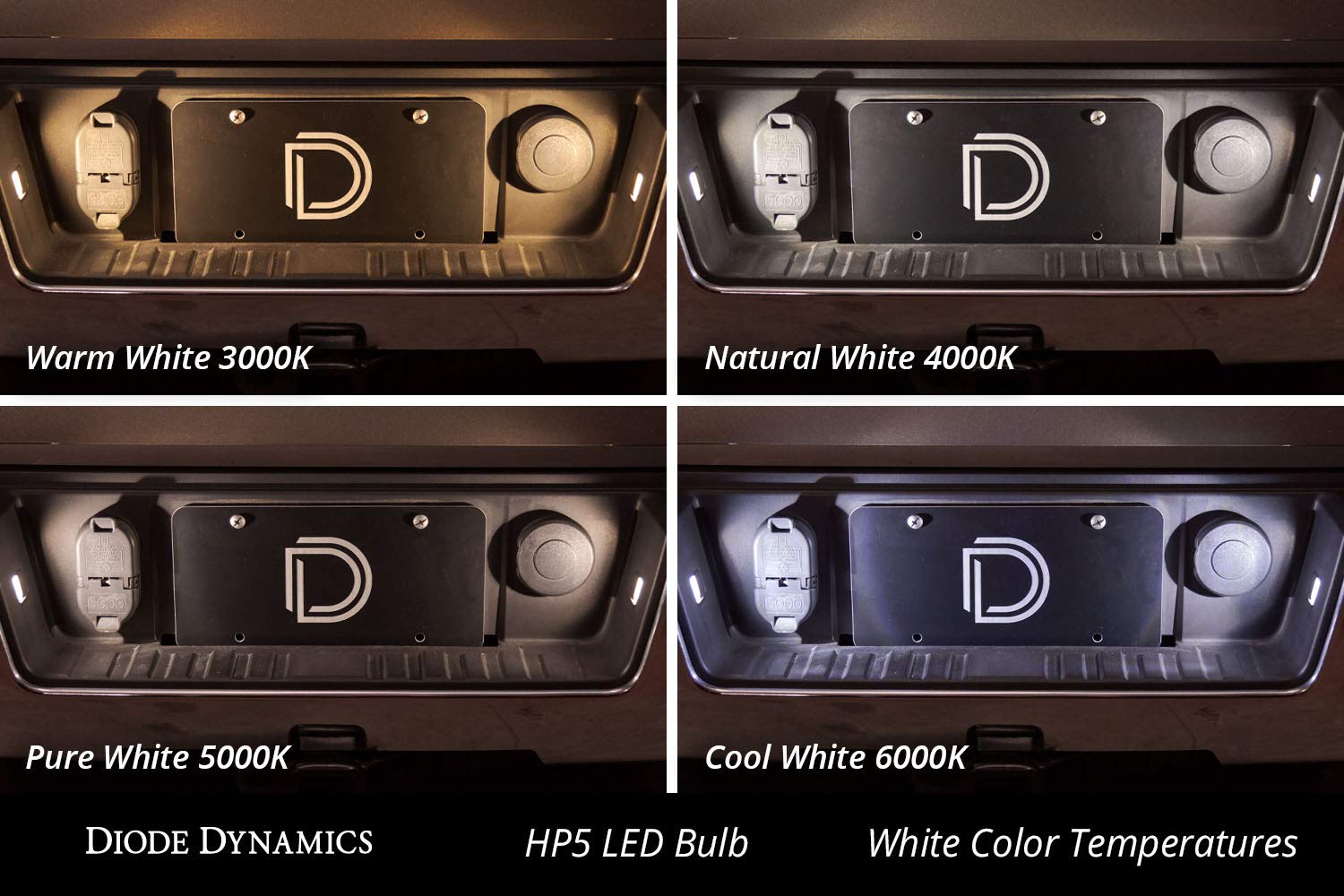 Diode Dynamics License Plate LEDs 194 HP5 Pure White compatible with Mitsubishi Eclipse Cross 2022-2024 (pair)