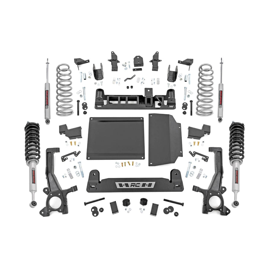 6" Rough Country Lift Kit with N3 Struts & Rear N3 Shocks for Toyota Tundra 2WD/4WD (2022-2025 w/out Auto Adjust Headlights)