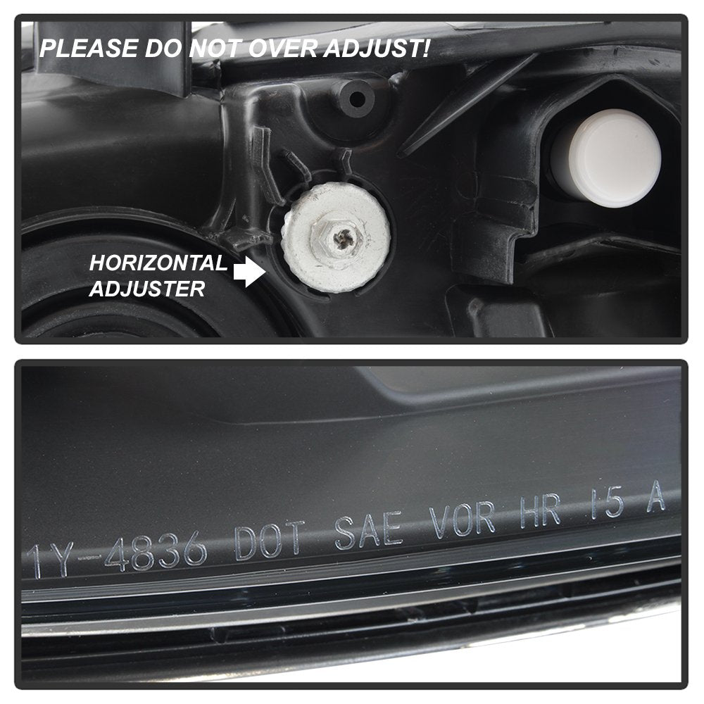 OEM Style Xtune Headlights (HD-JH-THIGH04-AM-BK)