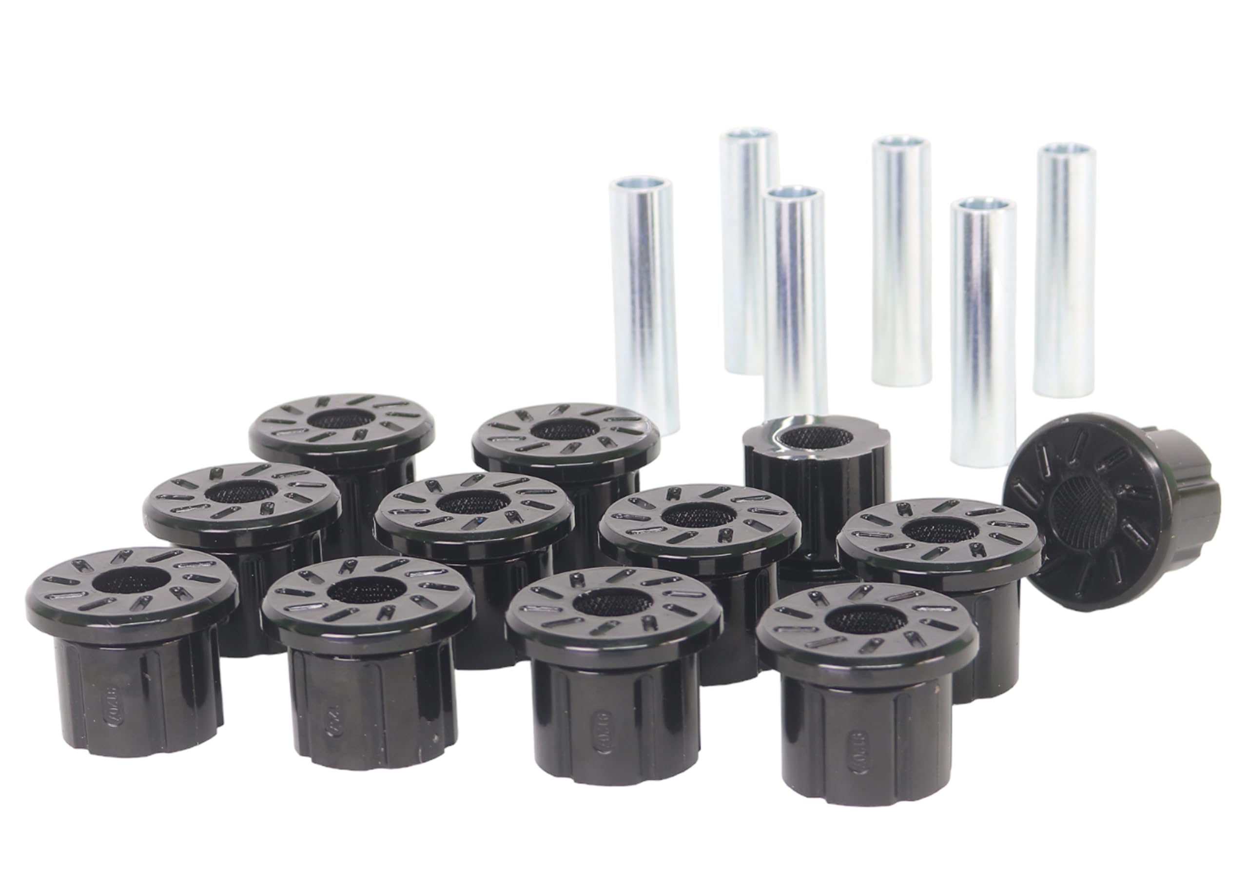 Whiteline W73477 Leaf Spring and Shackle Bushing Kit Rear Compatible with 67-87 Chevrolet, GMC