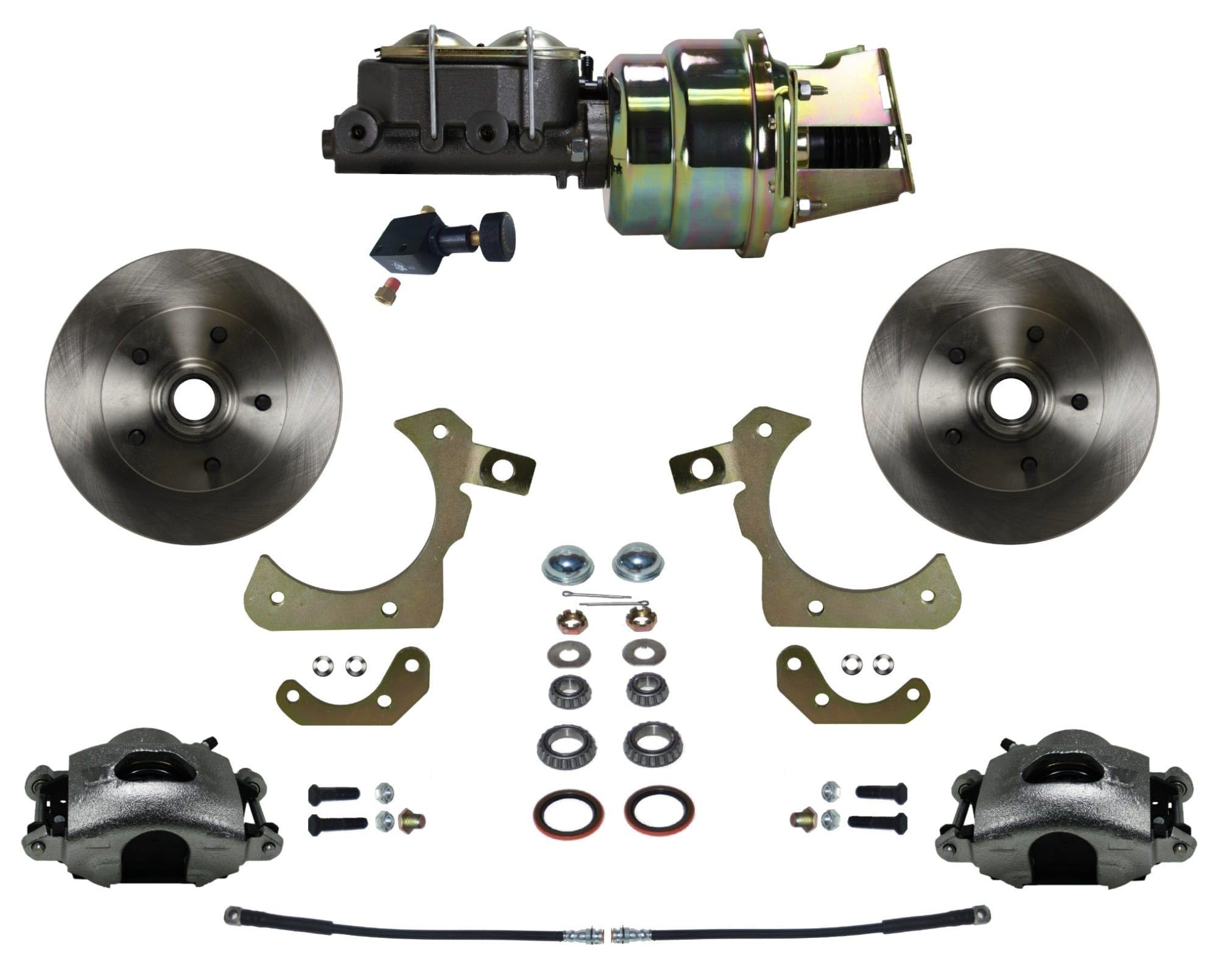 Power LEED BRAKES Front Disc Brake Conversion Kit With Adjustable Proportioning Valve