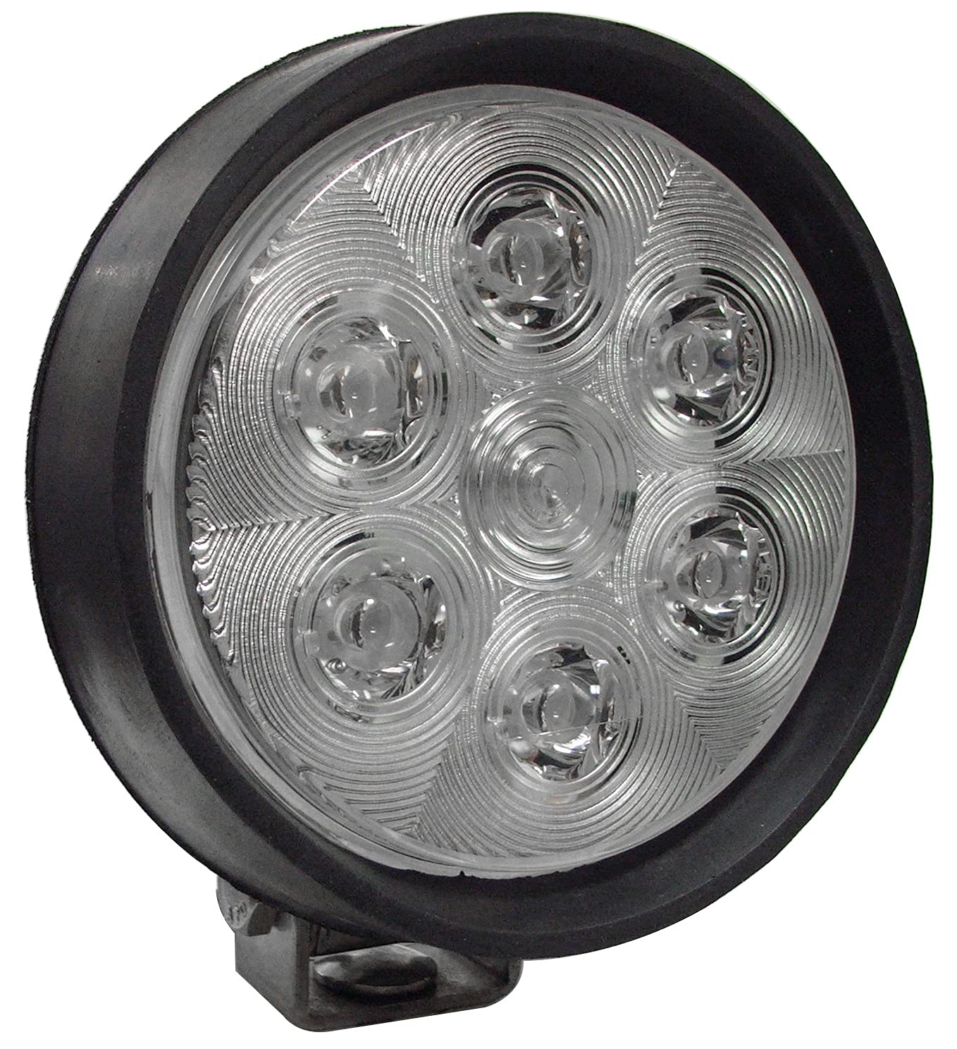 A.R.E. Lighting System Rival | 23705-81256 1 | 4.8" LED Round Work Light, 1400 Lumens (does not come with wiring harness/switches),Black Housing/White Light
