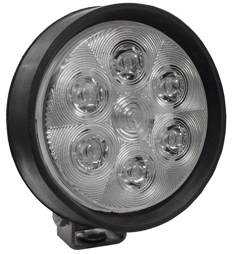 A.R.E. Lighting System Rival | 23705-81256 1 | 4.8" LED Round Work Light, 1400 Lumens (does not come with wiring harness/switches),Black Housing/White Light