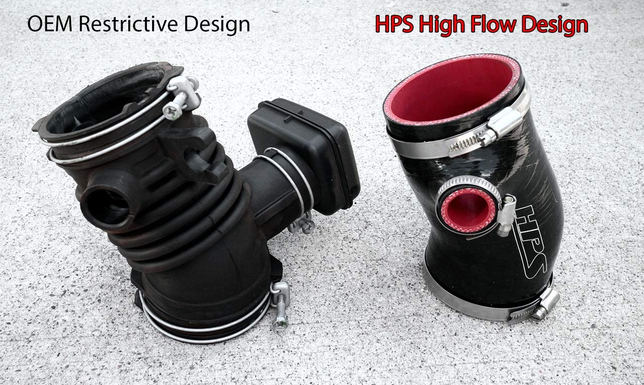 3-ply HPS Red Reinforced Silicone Air Intake Coolant Hose Kit Compatible for 2016-2022 Lexus RX350 3.5L V6, 57-1880-RED