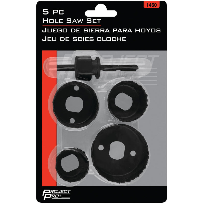 Interchangeable Arbor Performance Tool 1460 with Four Hole Saw Sizes: 1 1/4-Inch, 1 1/2-Inch, 1 3/4-Inch and 2 1/8-Inch, Ideal for Woodworking and DIY Projects