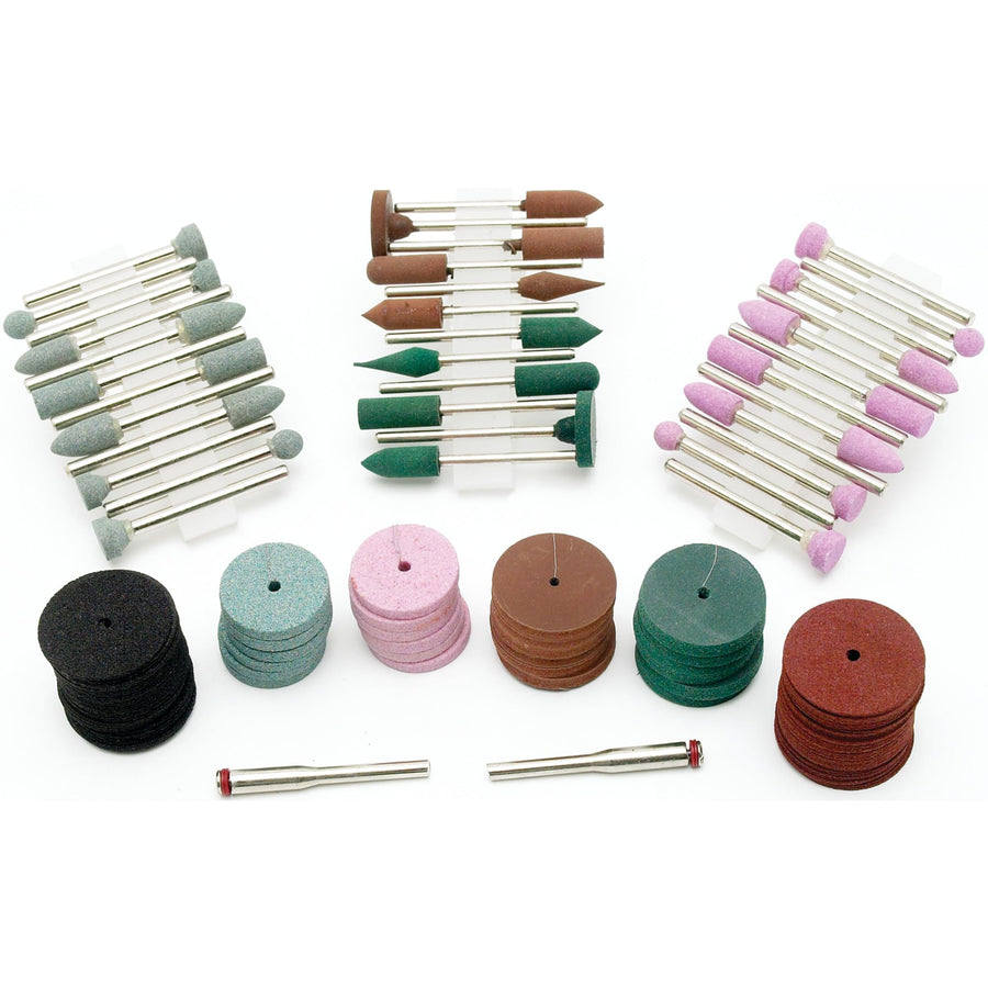 134-Piece Performance Tool Rotary Tool Grinding Accessory Set and Storage Case