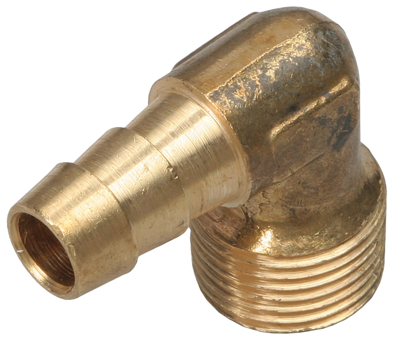 90-degree Trans-Dapt Brass Fuel Hose Fitting 2271