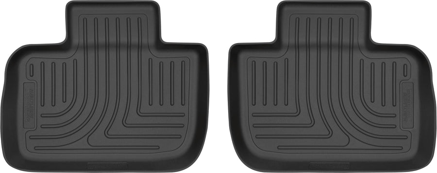 Weatherbeater Husky Liners Floor Mats | Fits 2011-2024 Chrysler 300, Rear Wheel Dr Only; 2011-2024 Dodge Charger, Rear Wheel Dr Only | 2nd Row, 2-pc Black - 14981