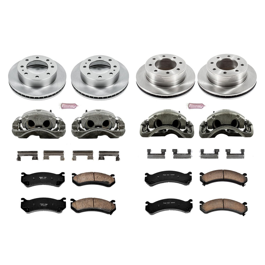 Power Stop Autospecialty KCOE4426 1-Click OE Replacement Brake Kit with Calipers For Chevrolet Silverado 1500, Chevrolet Suburban 2500, GMC Sierra 1500, GMC Yukon XL 2500 [Model Specific]