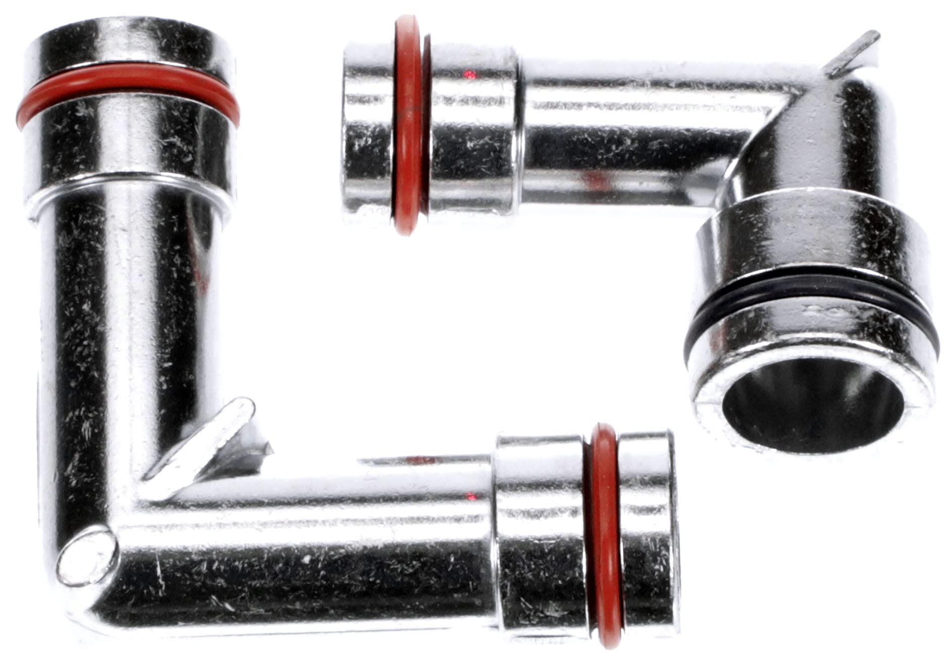 Dorman Heater Hose Fittings 47065HP With O-Rings - Aluminum Compatible with Select Models, 2 Pack (OE FIX)