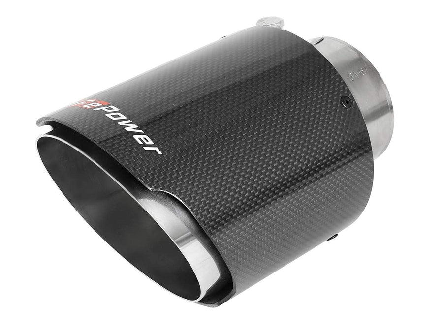 MACH Force-Xp aFe Power 2-1/2 IN 409 Stainless Steel Axle-Back Exhaust System Carbon Fiber