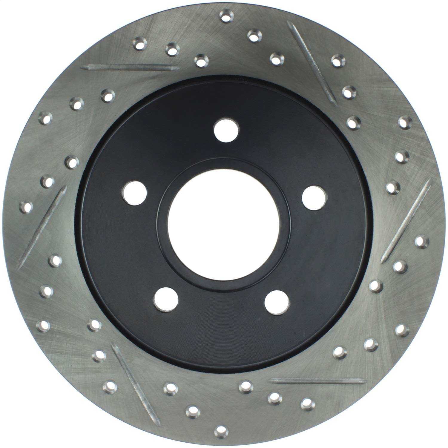 Sport Drilled/Slotted Brake Rotor StopTech 127.61099L (Rear Left), 1 Pack