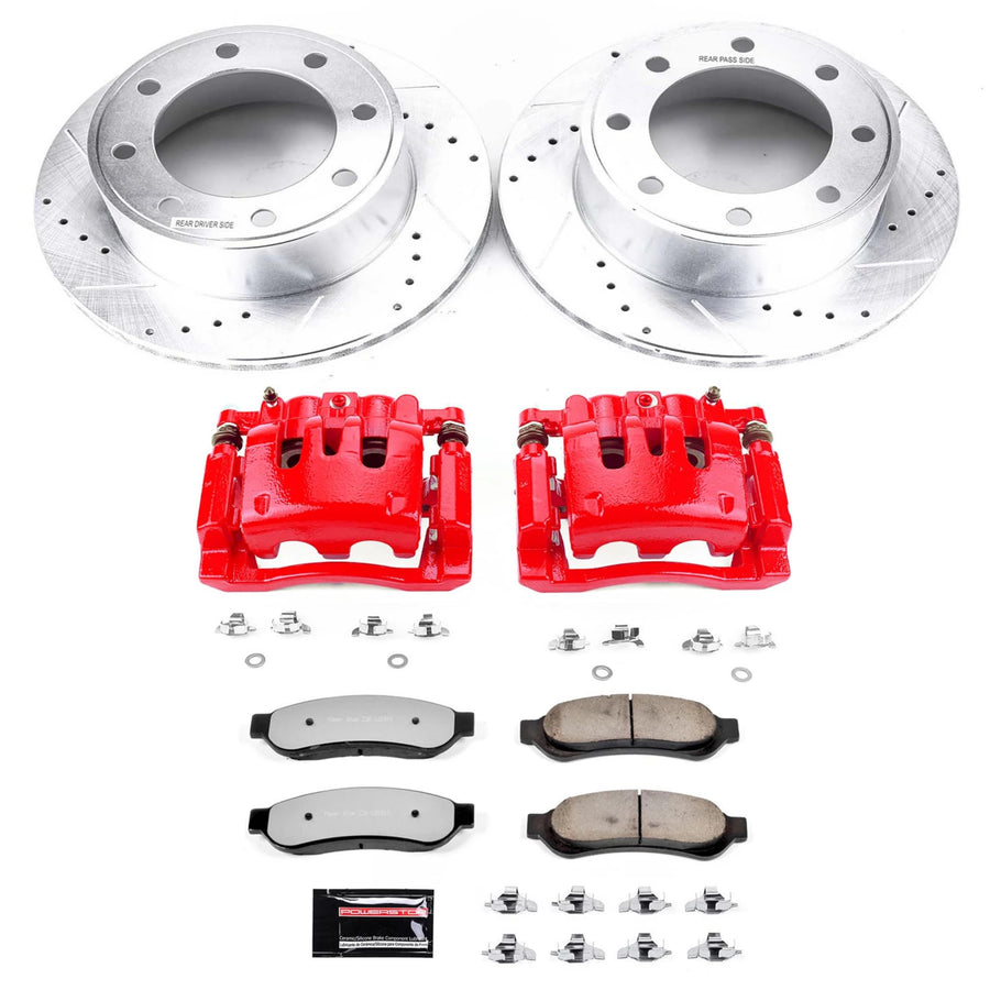 Power Stop Rear KC1798-36 Z36 Truck and Tow Brake Kit with Calipers For Ford F-250 Super Duty 2007-2010, Ford F-350 Super Duty 2007-2010 [Model Specific]