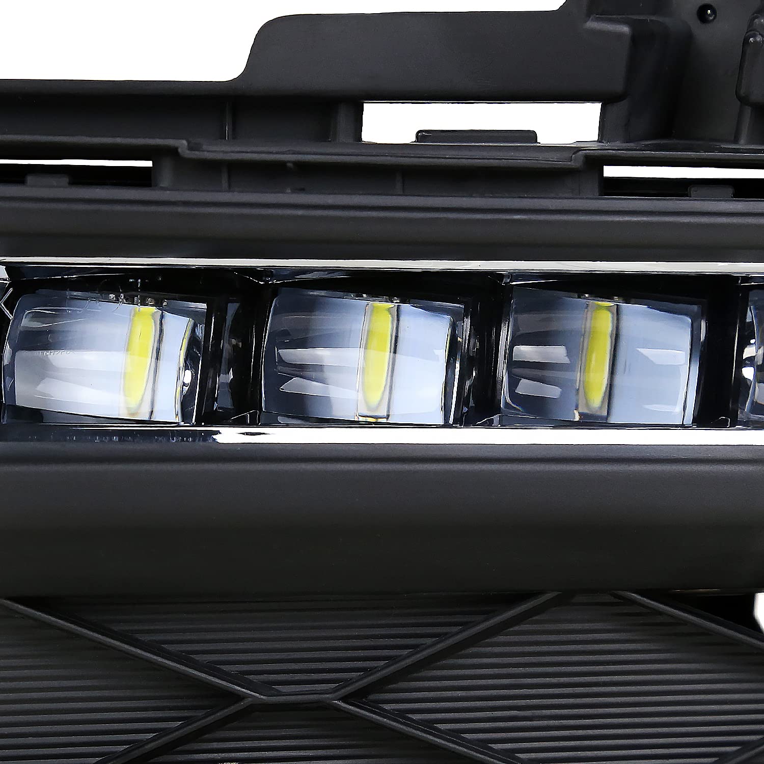 LED Fog Lights SPEC-D TUNING + Built-In LED Bulbs + Switch Compatible with 2016-2017 Honda Accord 2Dr Coupe L+R Pair Assembly