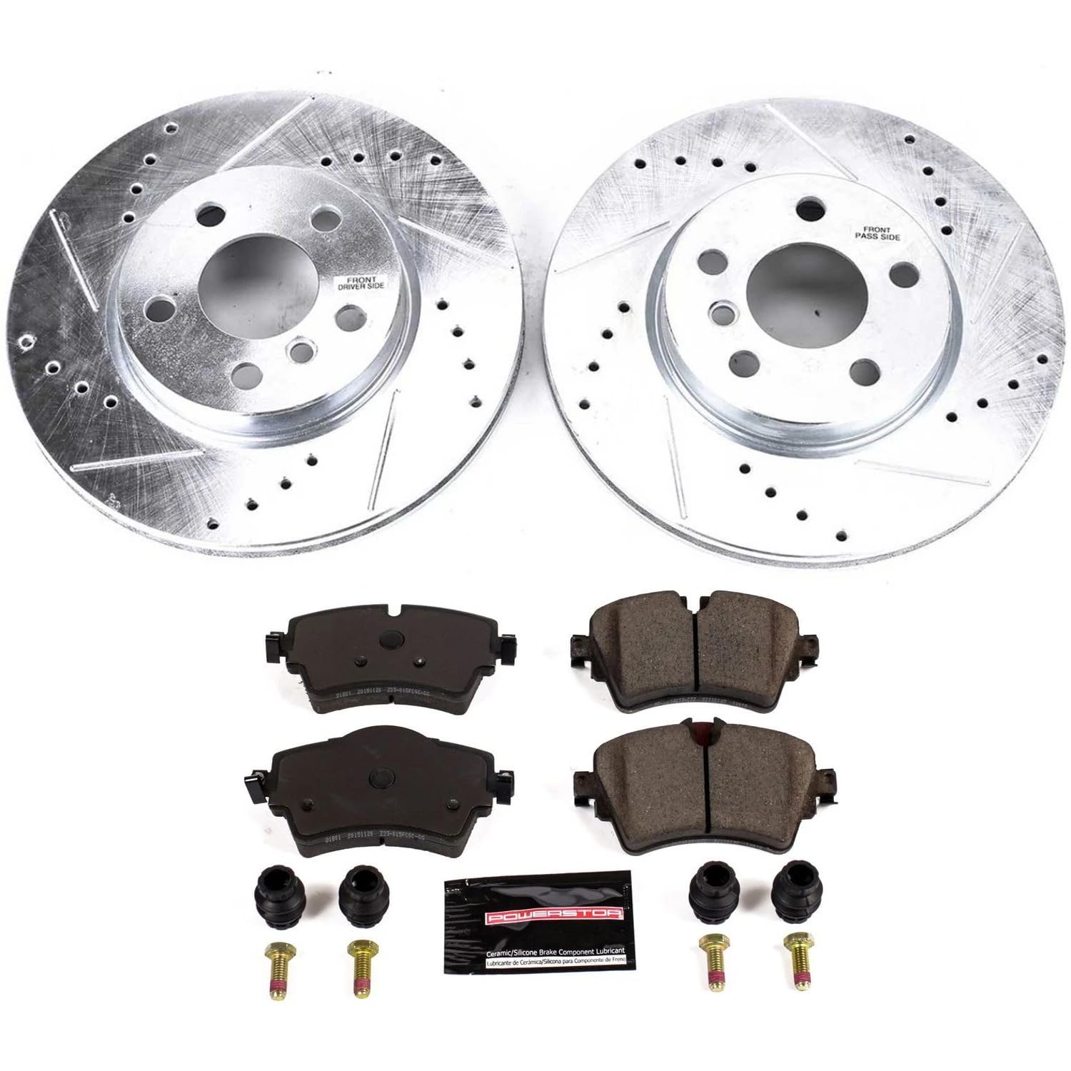 Power Stop K7979 Z23 Evolution Sport Brake Upgrade Kit For Mini Cooper Clubman 2016-2019 [Model Specific]