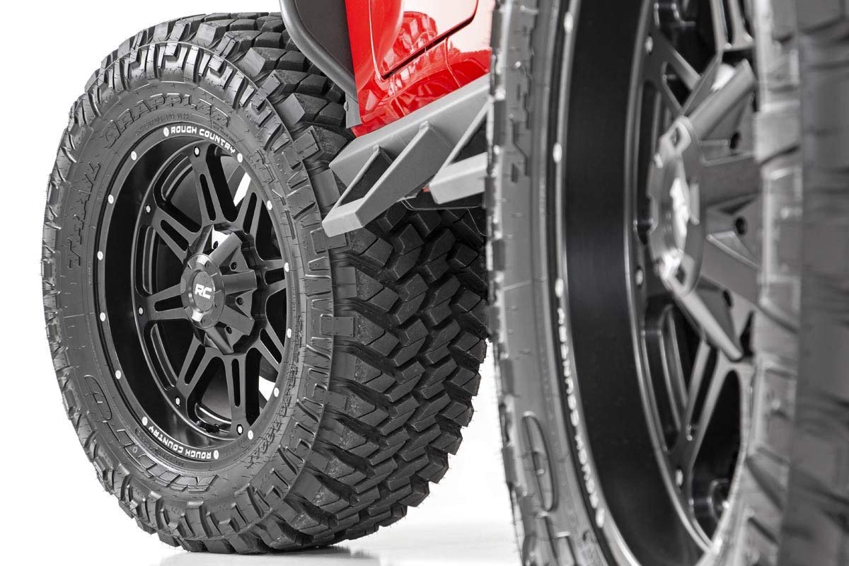 Rough Country One-Piece 94 Series Aluminum Wheel - 20x10, 8x170mm Bolt Pattern, 18mm Offset, Matte Black