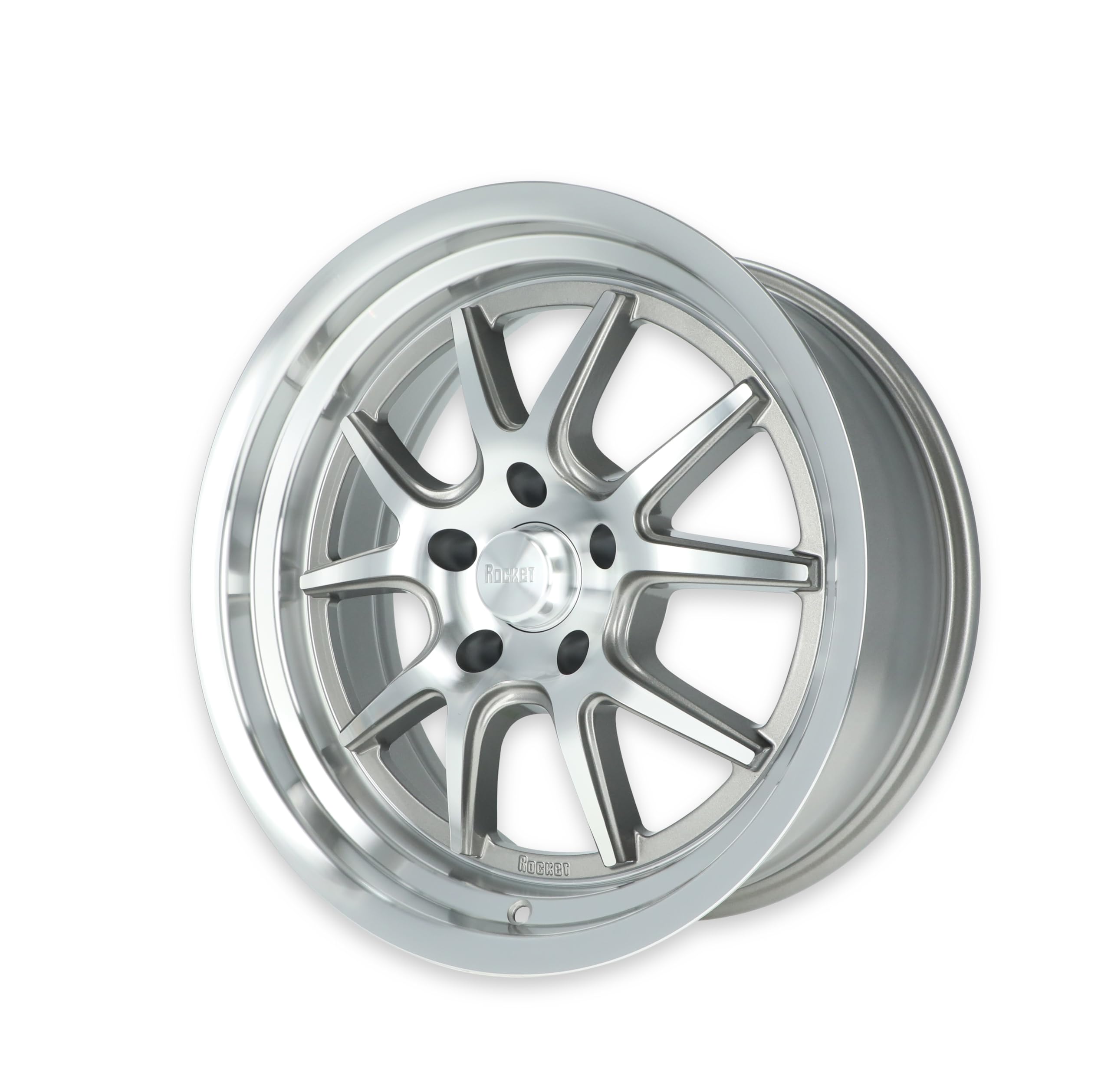 TTR19-886145 Rocket Racing Wheels 18x8 Attack Machined 5x4.75 4.5 bs